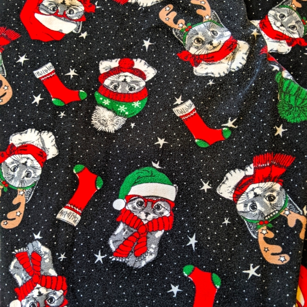 Cat Christmas Leggings